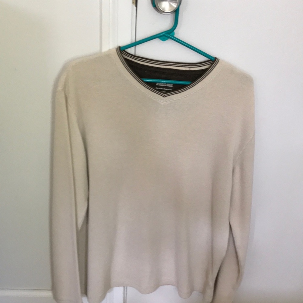 Gap Men’s Long Sleeved Cream Shirt